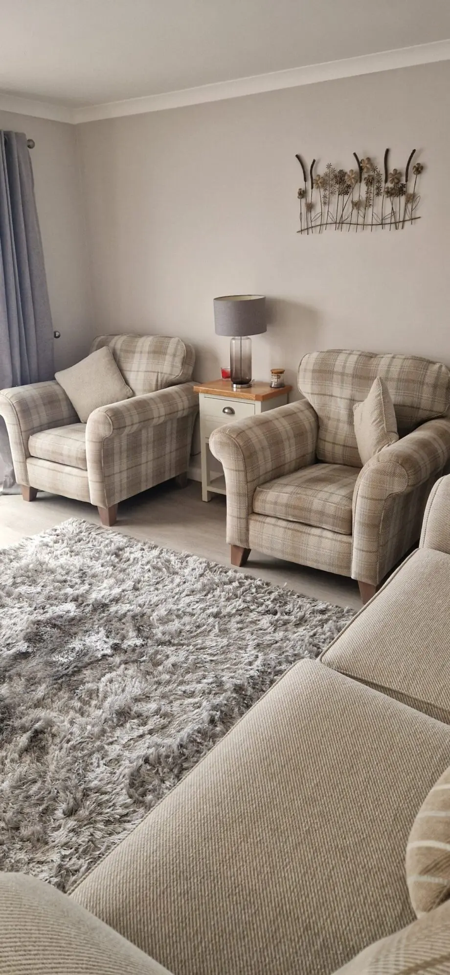 DFS 'Morland' 4 Seater Sofa with 2 Matching Armchairs and Footstool