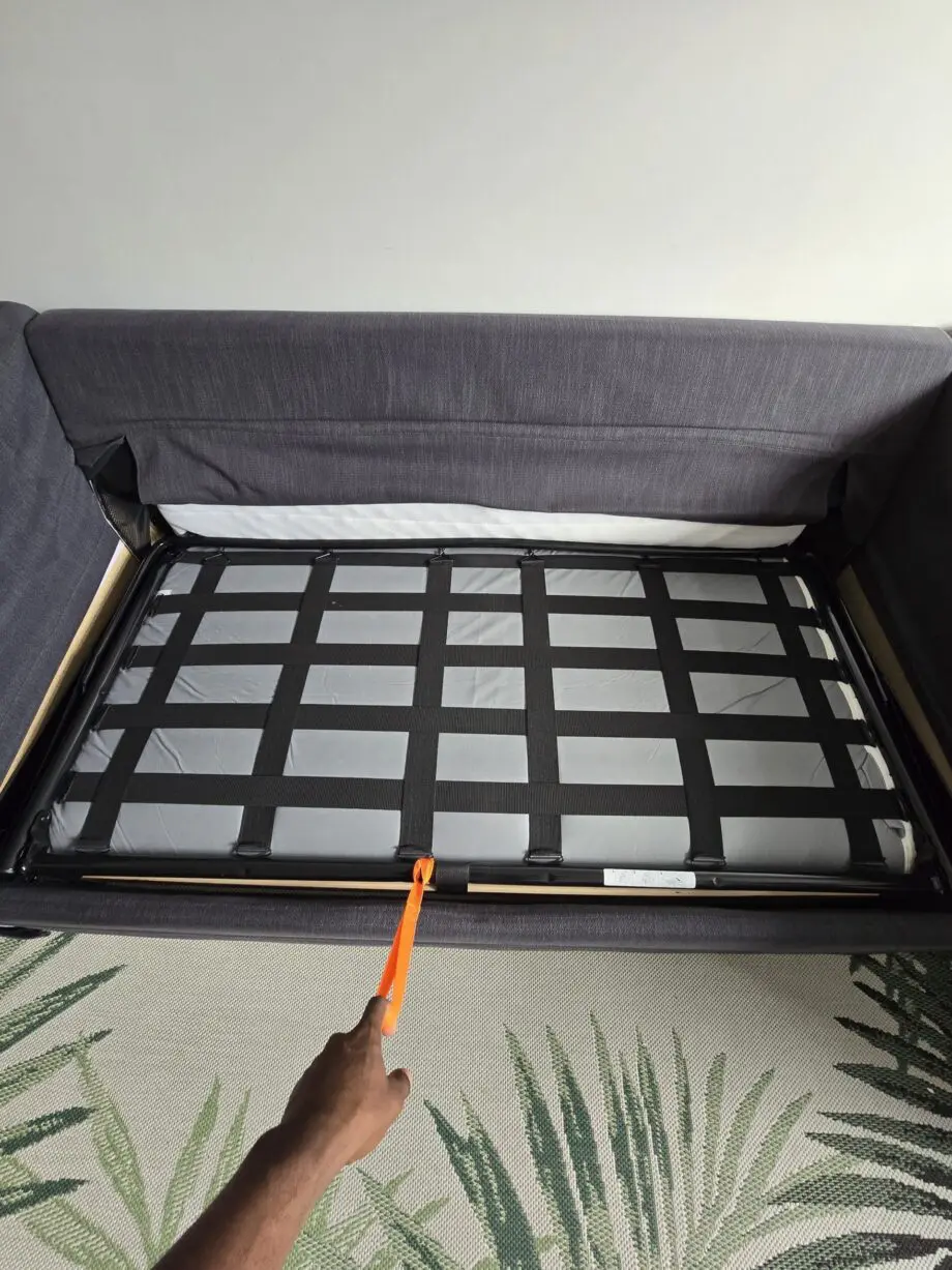 Ikea + Gronlid + 2 seat sofa bed + Dark grey