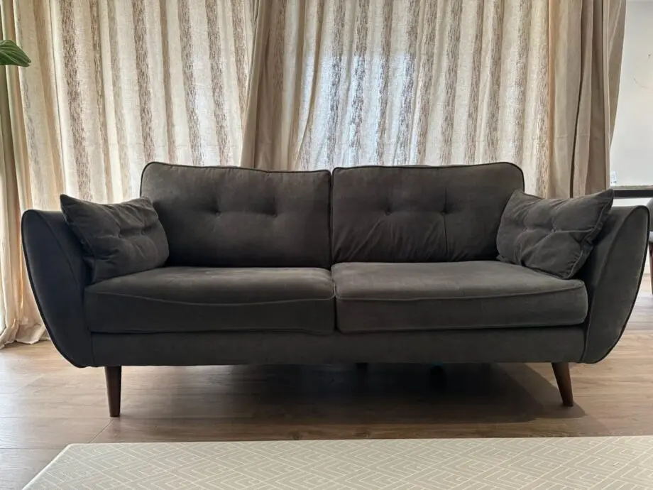 DFS french connection zinc 3 seater sofa
