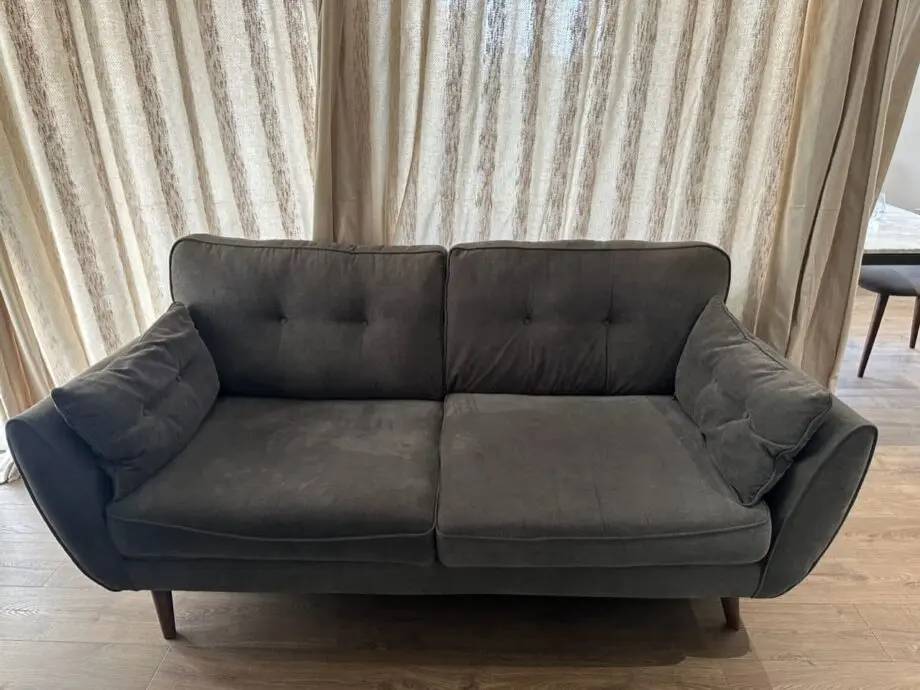 DFS french connection zinc 3 seater sofa