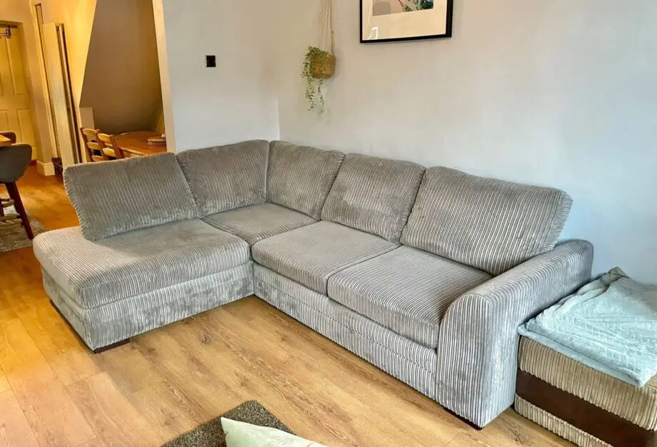 DFS Cord Corner Sofa