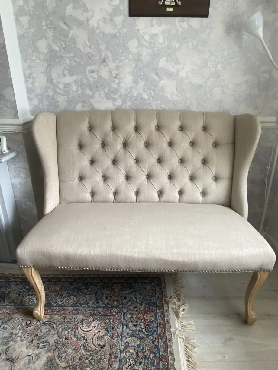 TKMaxx Beige 2 and 3 Seater Chesterfield Style Sofas