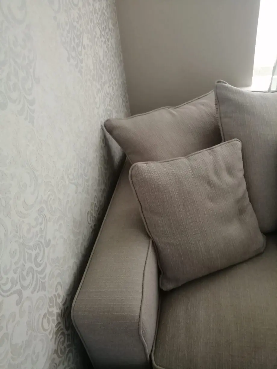 Used Oak Furniture land beige corner sofa