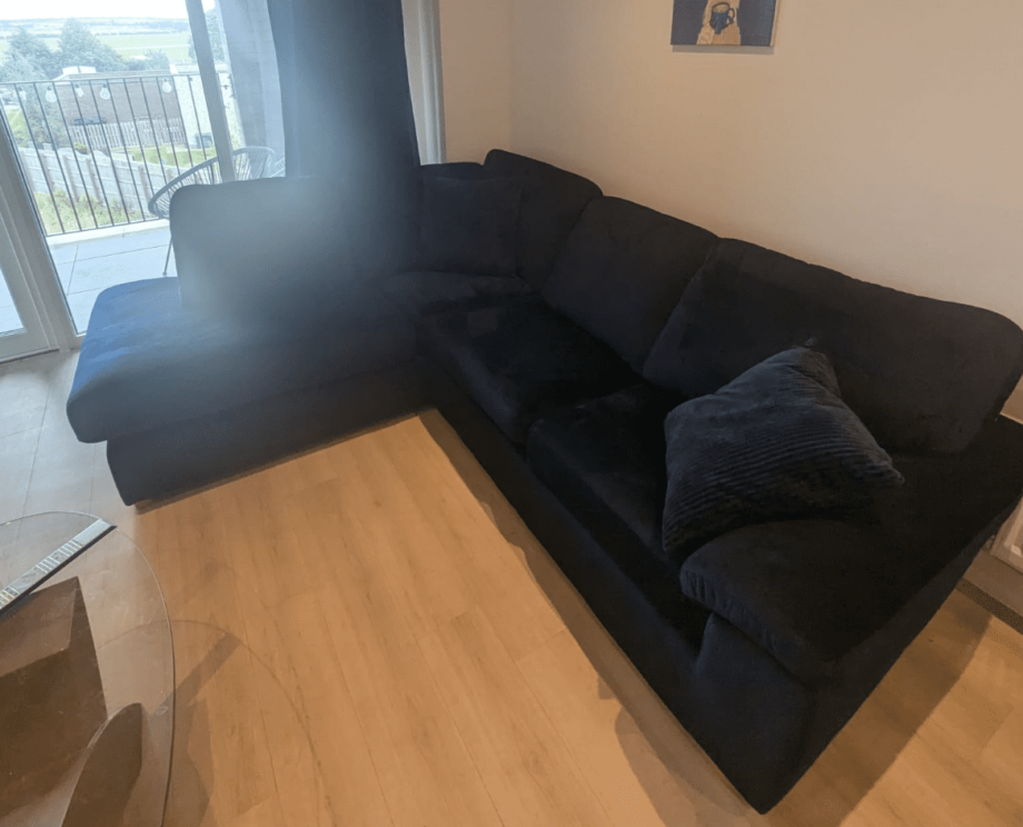 Blue John Lewis Chaise Lounge