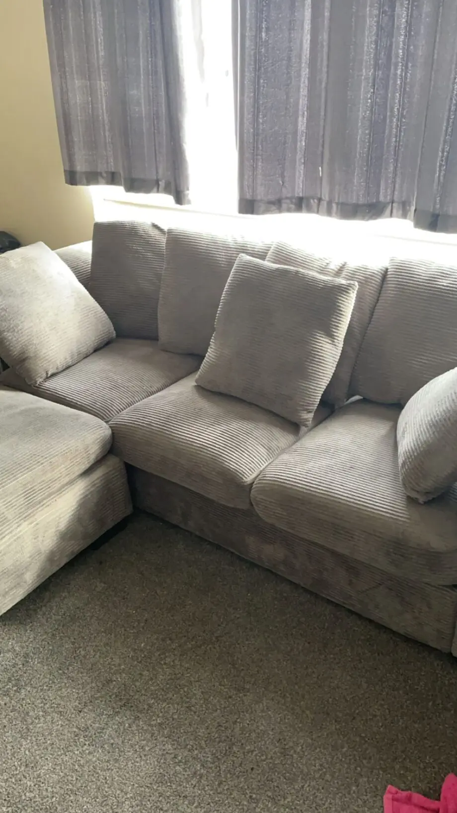Grey 3 seater sofa
