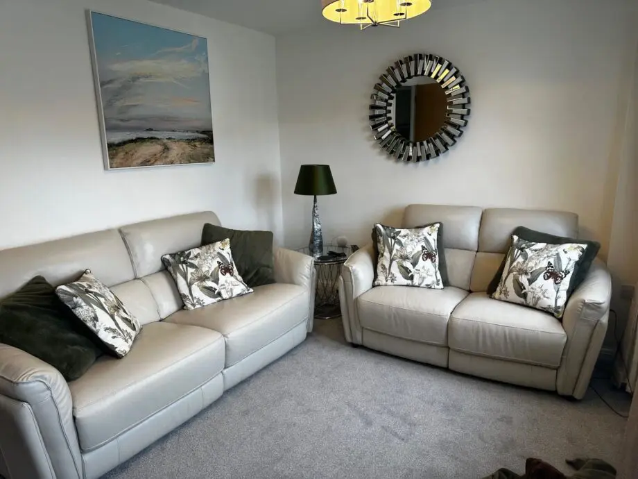 DFS Ivory 2 & 3 Seater Power Recliners