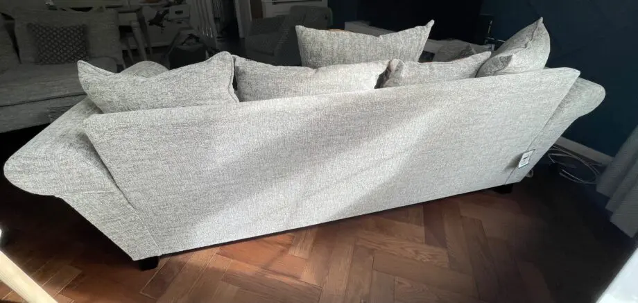 SCS Grey 3 Seater + Corner and Chair Set