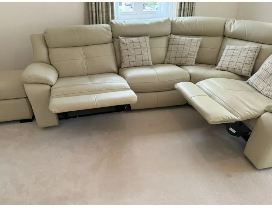 Harveys Beige Corner Recliner Sofa (like new)
