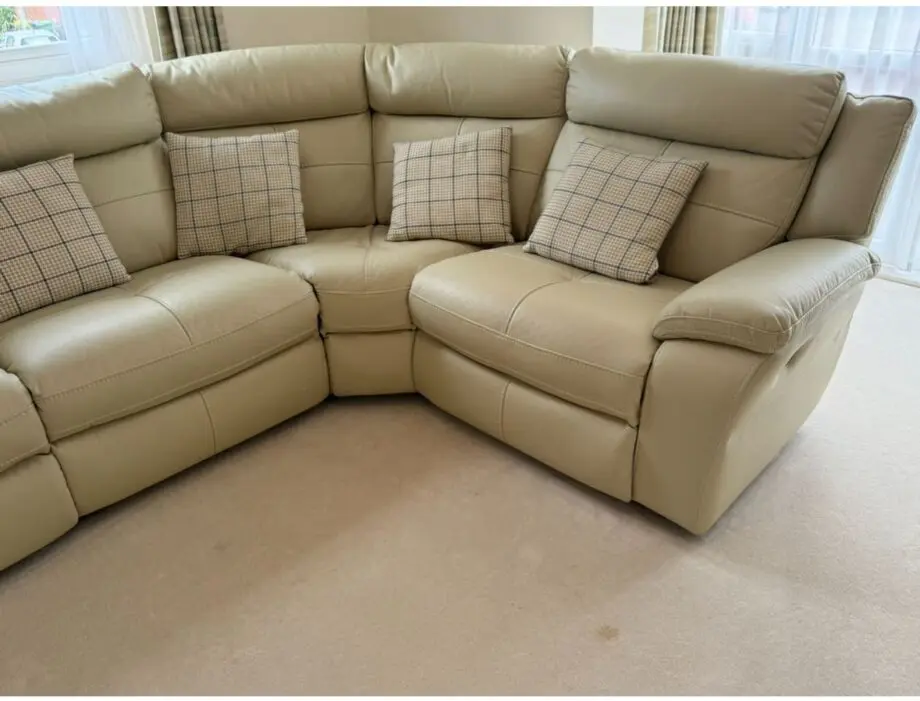Harveys Beige Corner Recliner Sofa (like new)