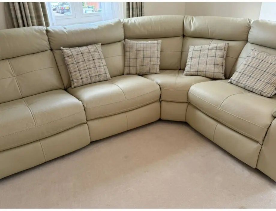 Harveys Beige Corner Recliner Sofa (like new)