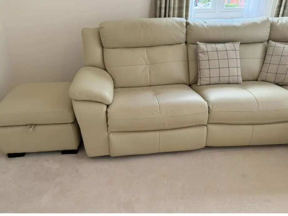 Harveys Beige Corner Recliner Sofa (like new)