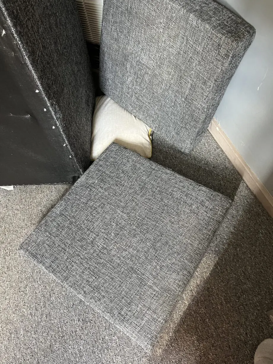 Grey corner sofa 5 seater