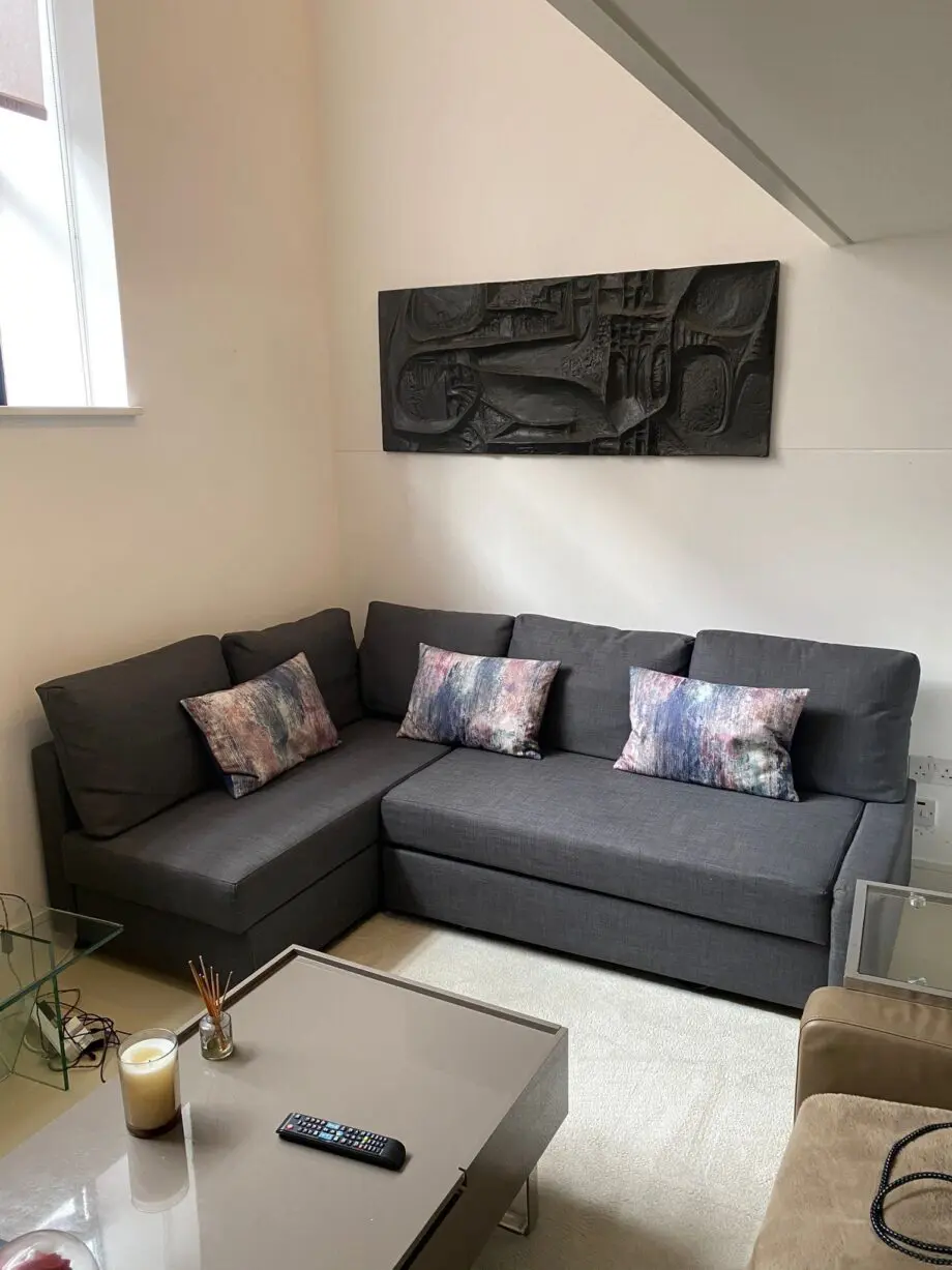 IKEA Grey Corner Sofa Bed