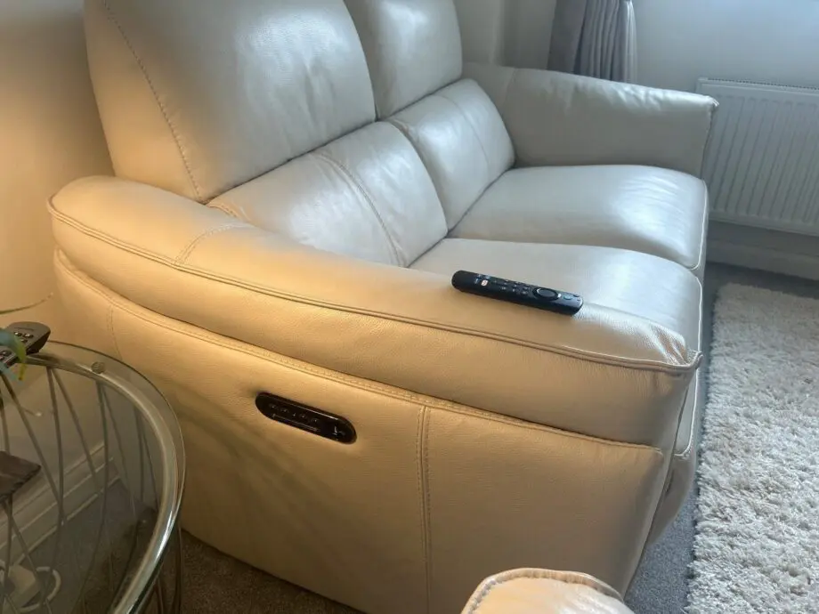 DFS Ivory 2 & 3 Seater Power Recliners