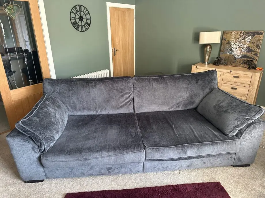 Next Dark Blue 4 Seater Sofa