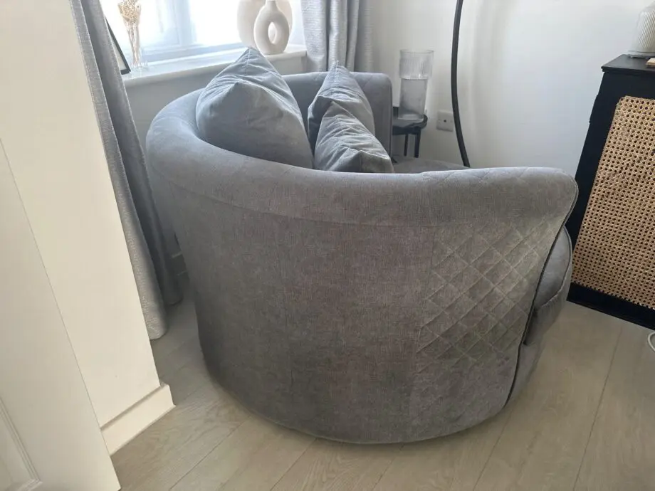DFS Grey Cuddle Chair