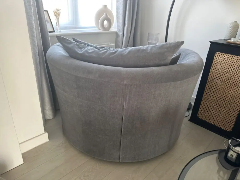 DFS Grey Cuddle Chair