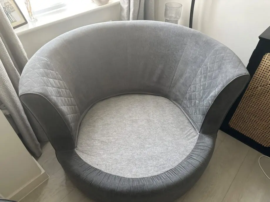 DFS Grey Cuddle Chair