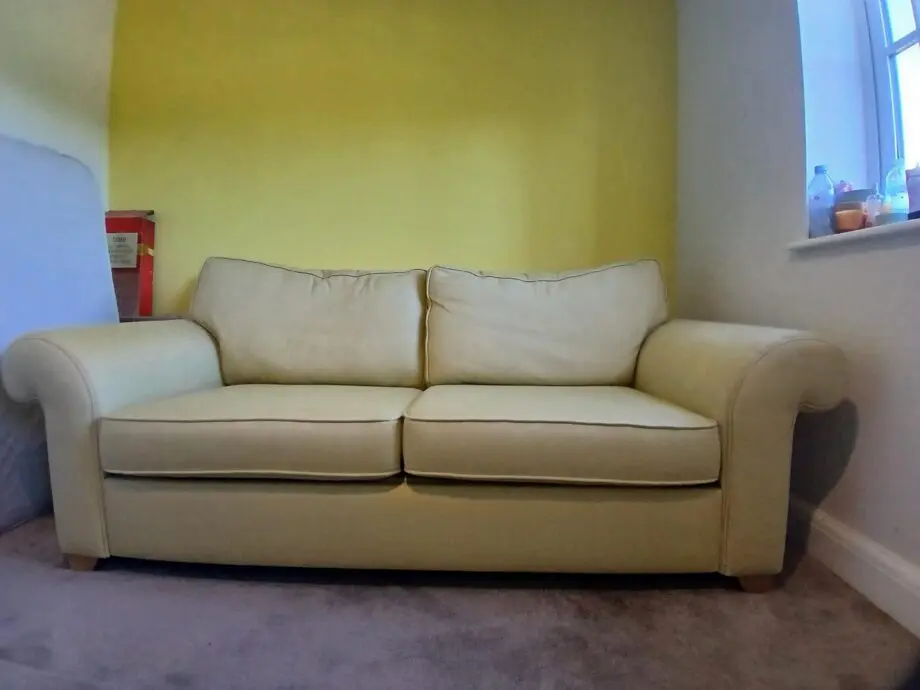 2 Seater Sofa Bed, DFS, Yellow