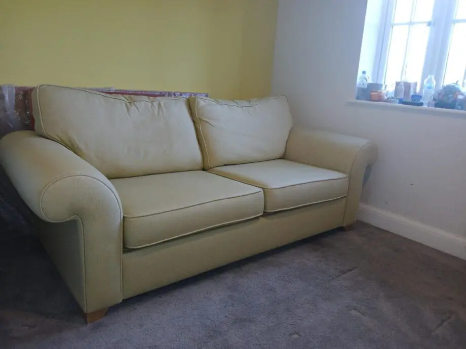 2 Seater Sofa Bed, DFS, Yellow