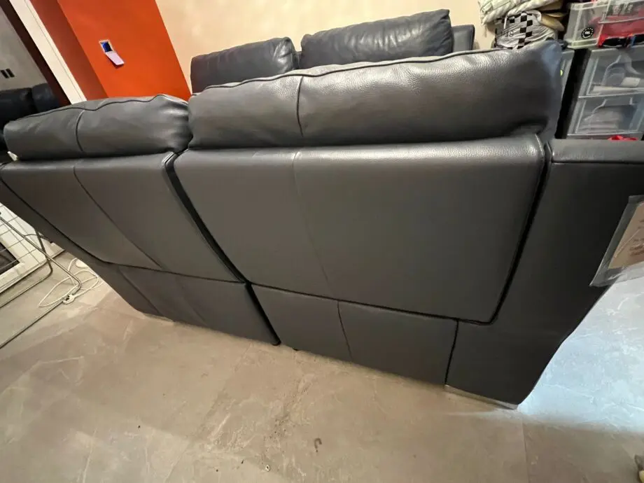 DFS, New Falcon range in denim blue, 3 seater and 2 seater recliners