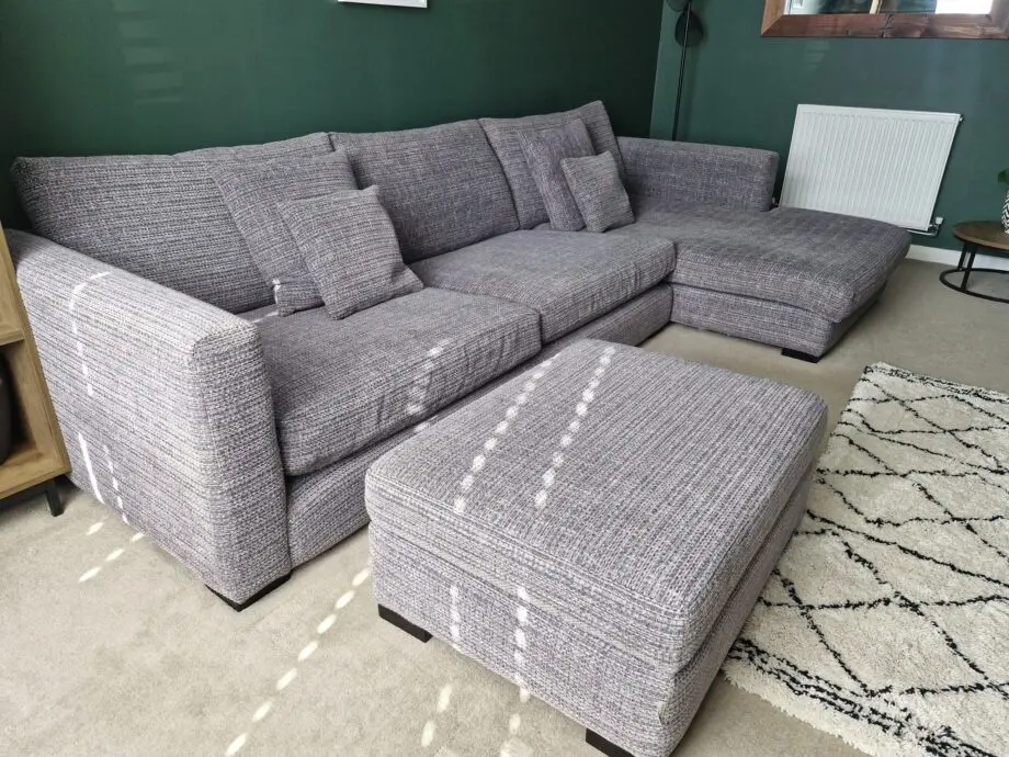 Sofa Workshop Dillon Grey Right Hand Chaise Sofa