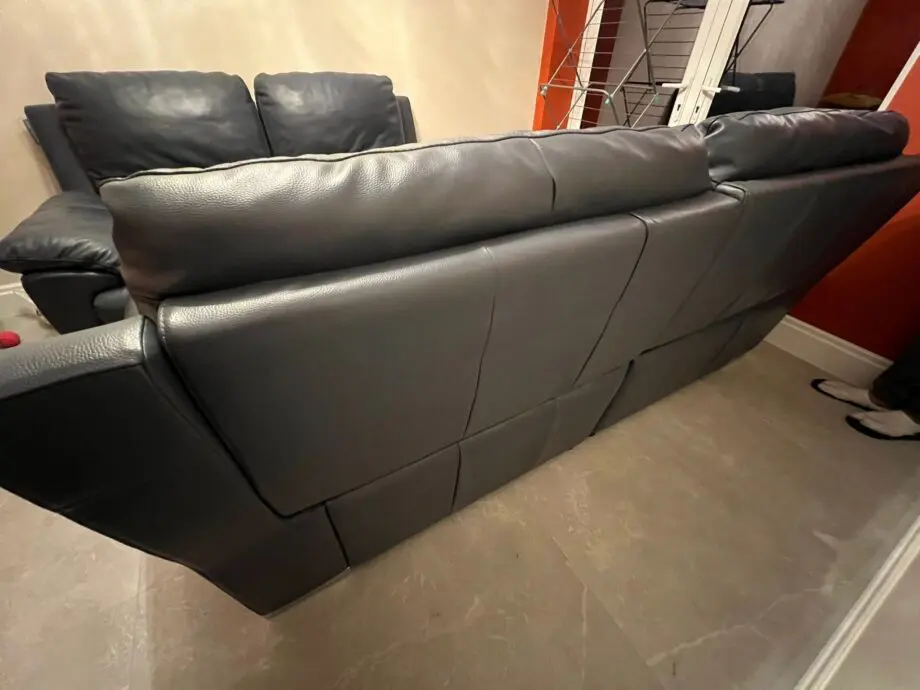 DFS, New Falcon range in denim blue, 3 seater and 2 seater recliners