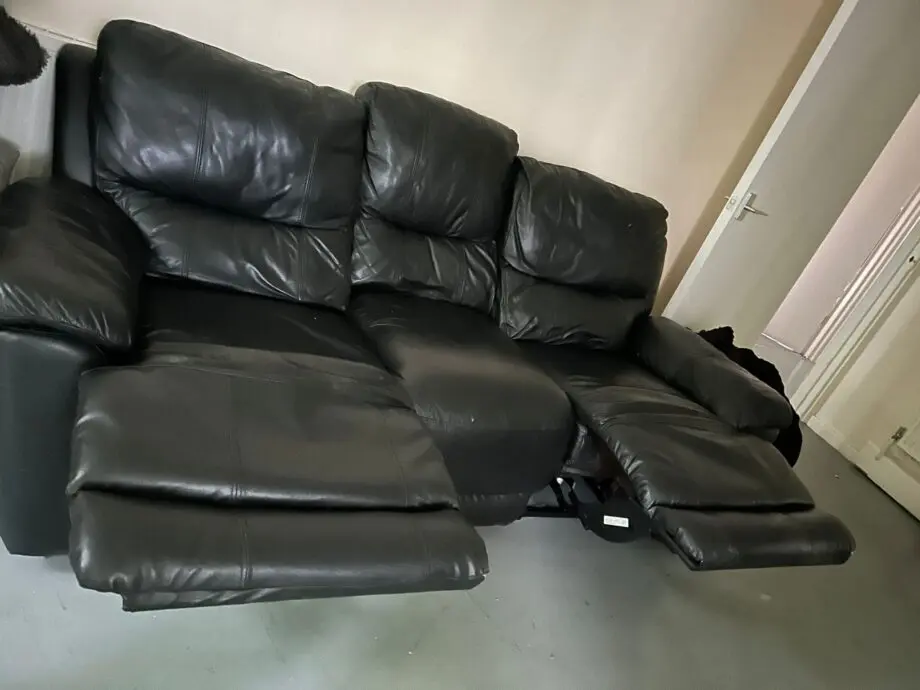 Black sofa