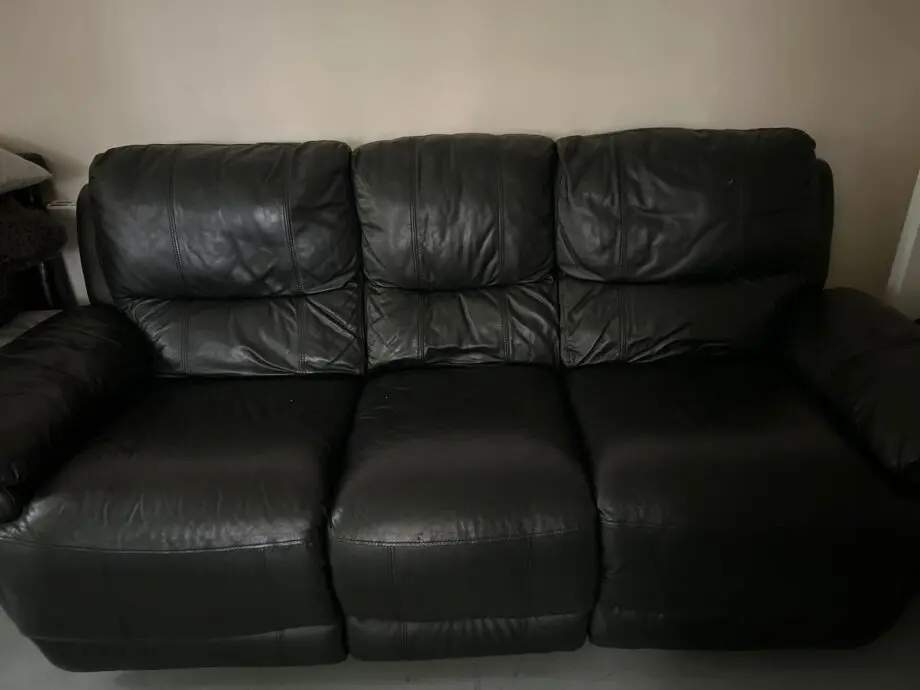 Black sofa