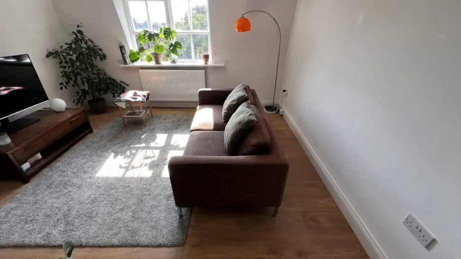 3 SEATER BROWN SOFA