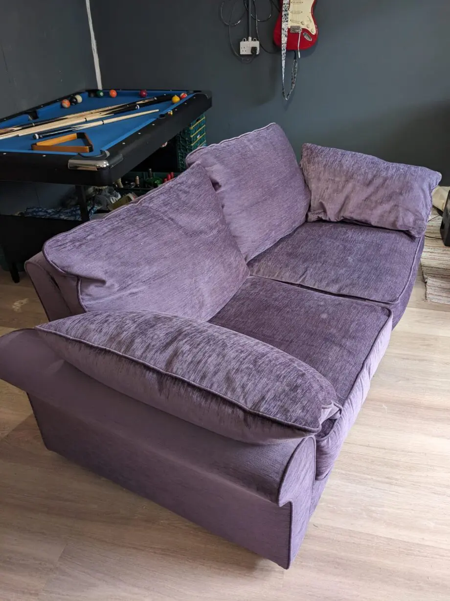 Collins & Hayes 3 seater feather filled sofa