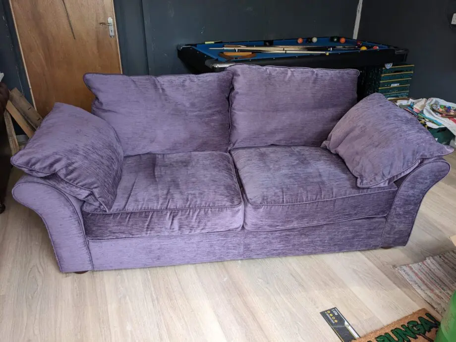 Collins & Hayes 3 seater feather filled sofa