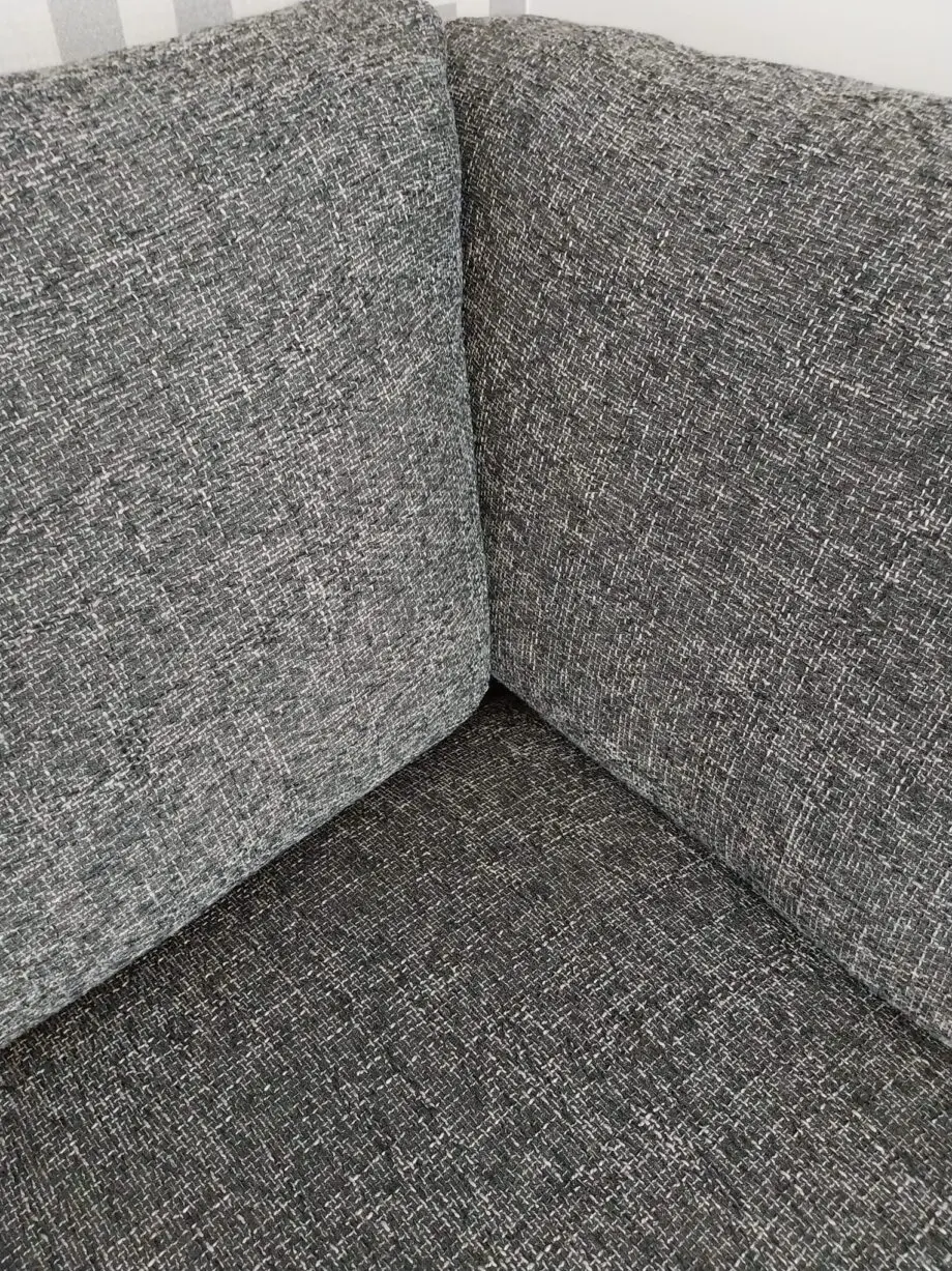 DFS Kinsey Corner chaise + 2 seater sofa in charcoal