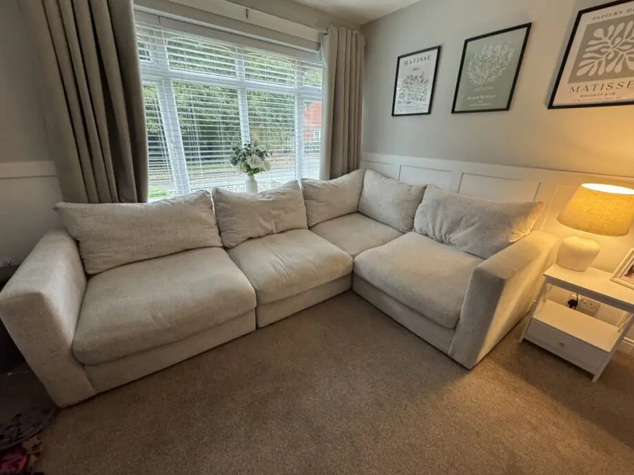Oak Furniture Land Malvern Modular 4 Seat Corner Sofa