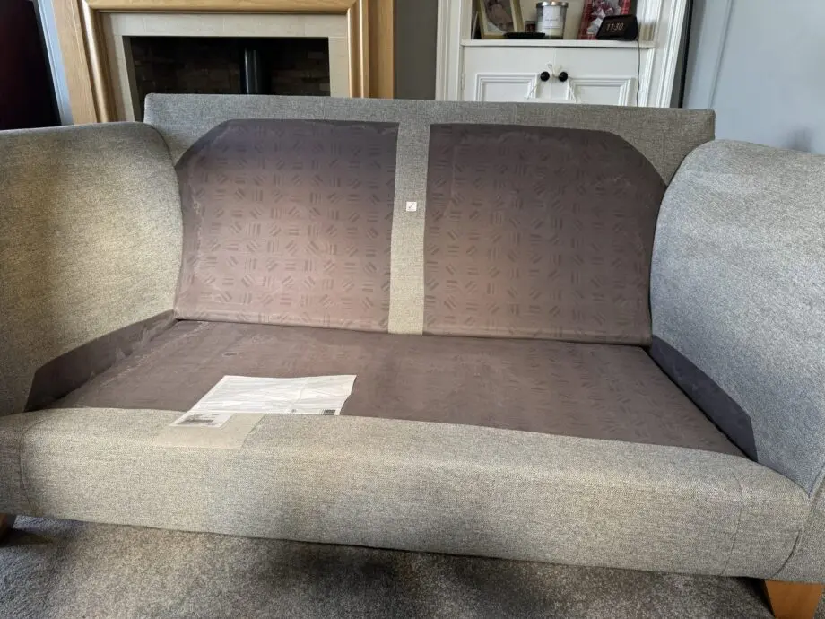 John Lewis matching Scandi style grey 2 seater sofa and 3 seater sofa (2 sofas)