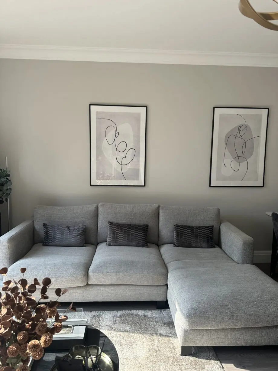 Dwell DFS Lugano Grey 4 Seater Chaise