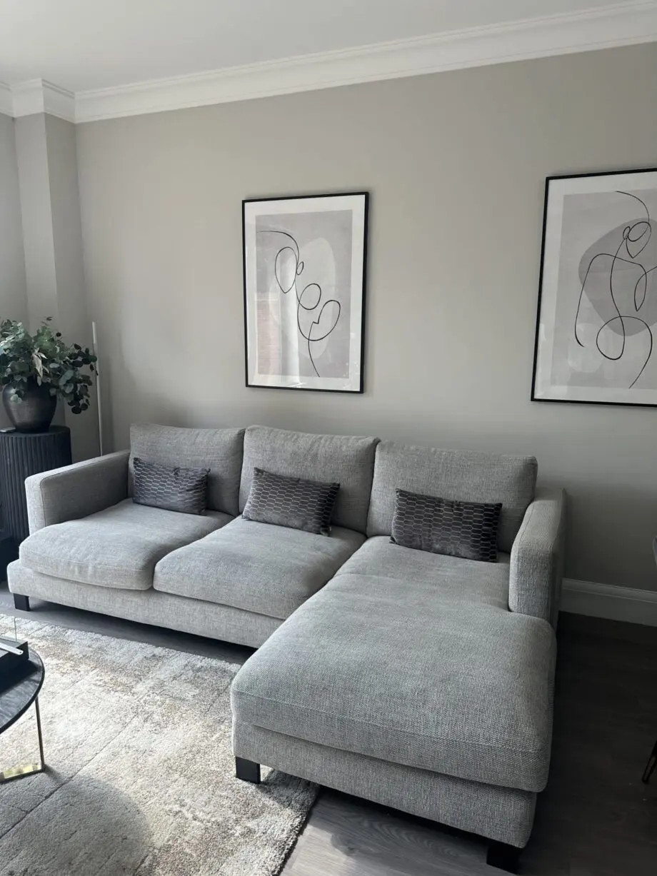 Dwell DFS Lugano Grey 4 Seater Chaise