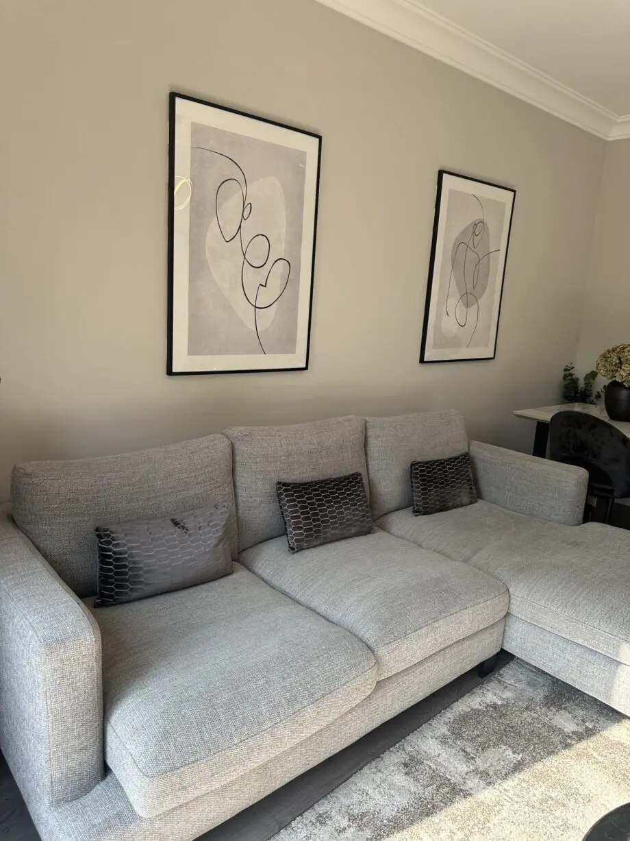 Dwell DFS Lugano Grey 4 Seater Chaise