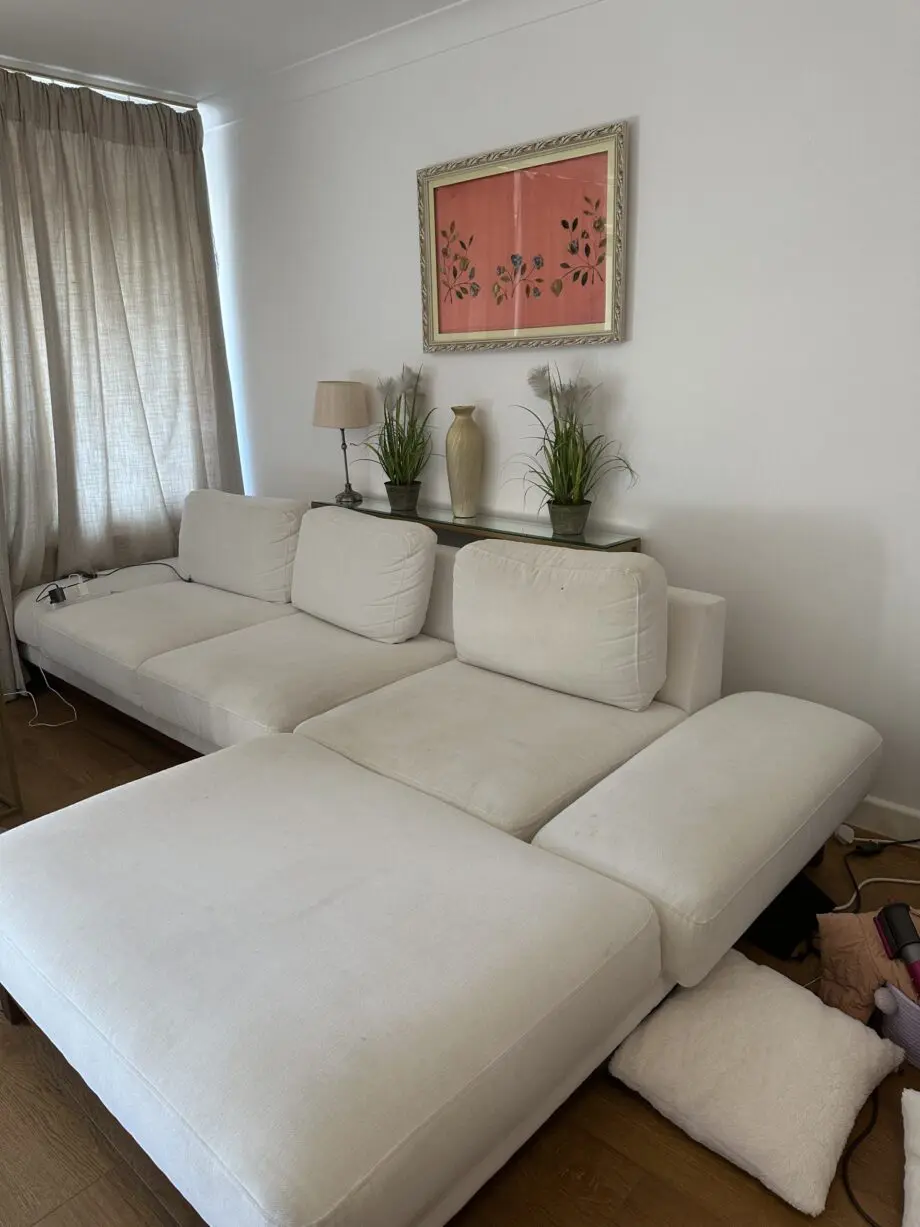 Msofas White Corner Sofa Bed
