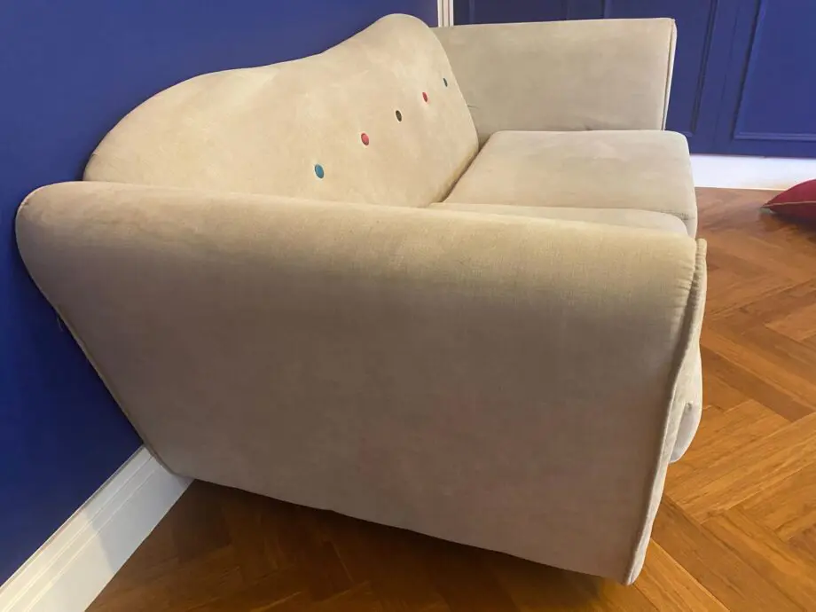 DFS Orbit grey with coloured buttons - 2 seater
