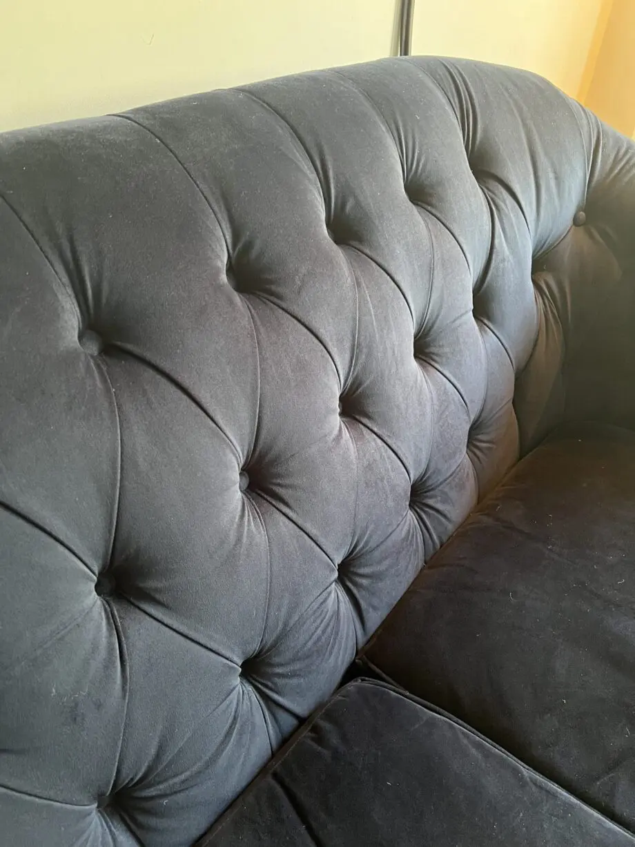 John Lewis “Brompton” 2/3 seater sofa in Isabella midnight blue