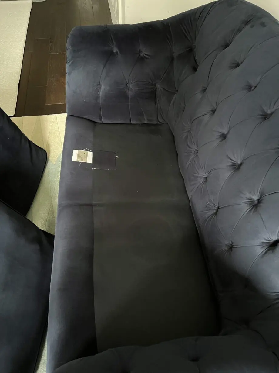 John Lewis “Brompton” 2/3 seater sofa in Isabella midnight blue