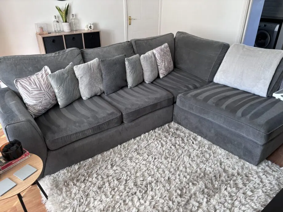 DFS Left sided corner sofa