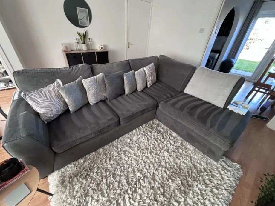 DFS Left sided corner sofa