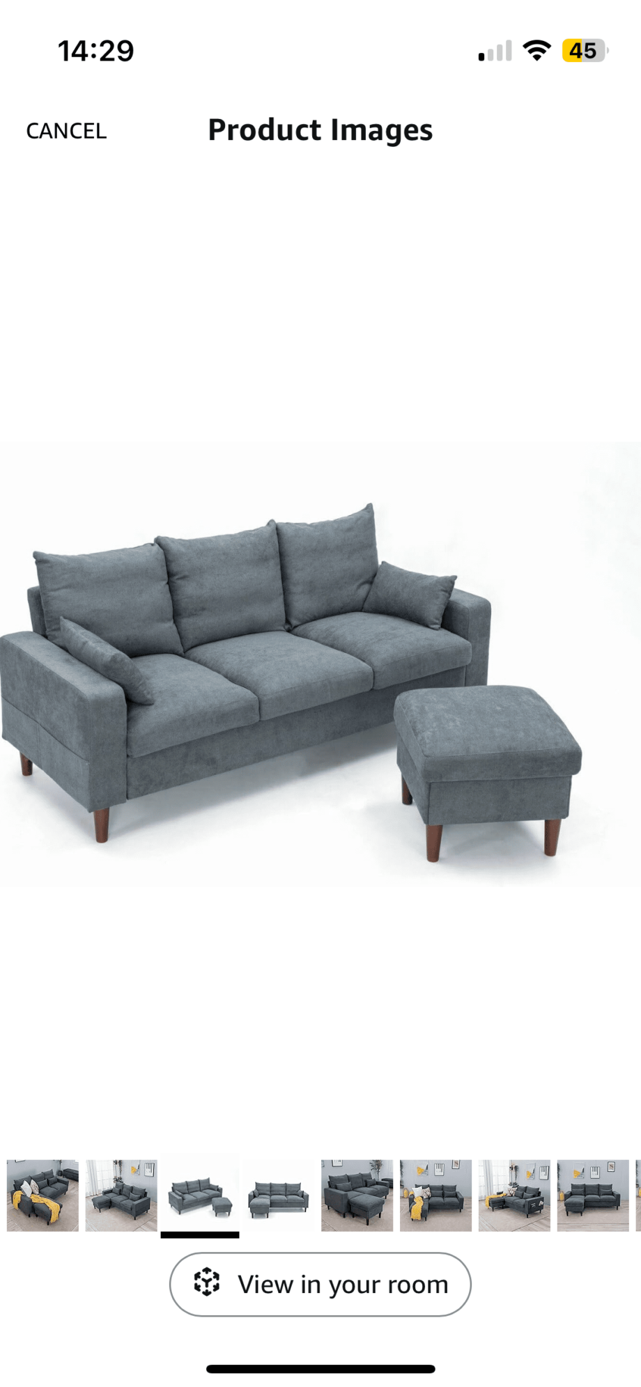 3 seater reversible corner couch