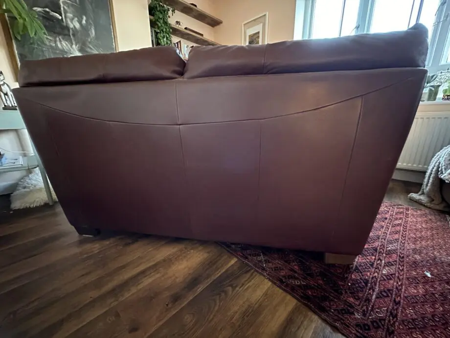 Natuzzi Italian leather two seater sofa