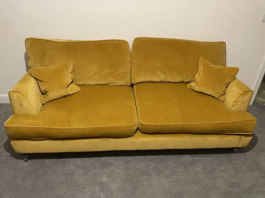 Sofa Workshop Florence 4 Seater Sofa in Dusky Mustard