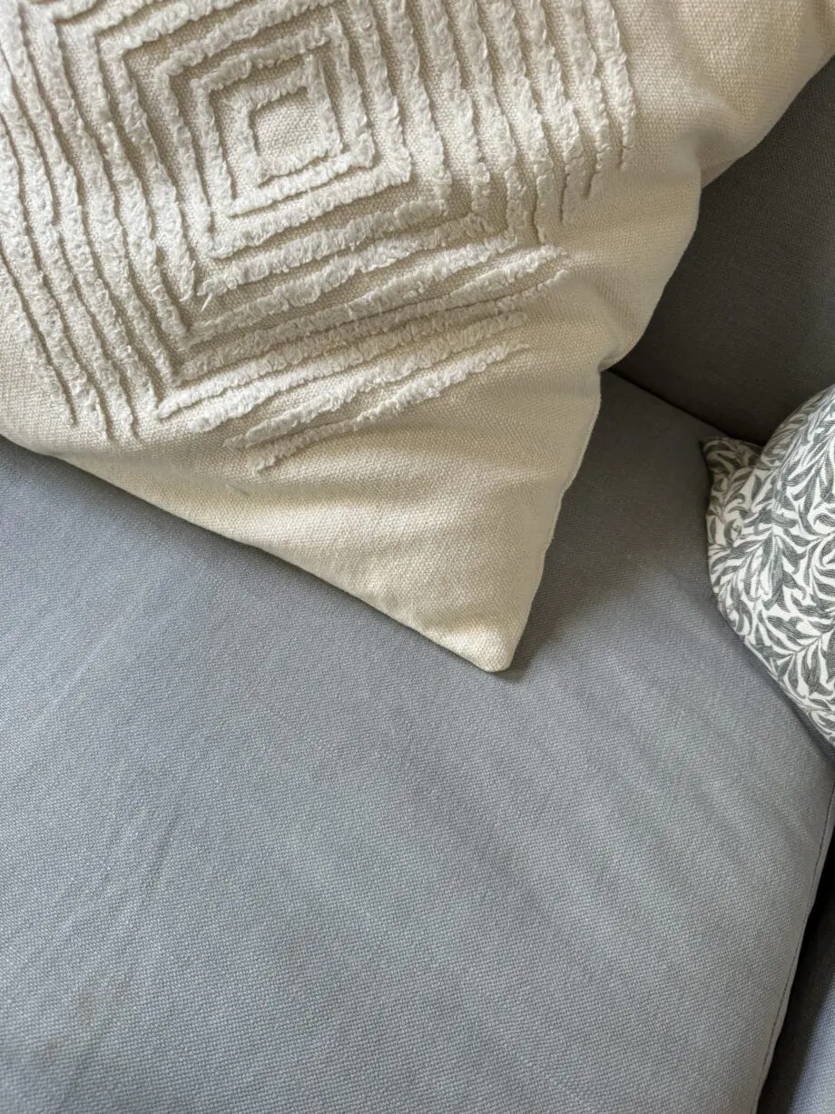Sofa.com Long Island Complete Set with Footstool in Cobble Brushed Linen Cotton