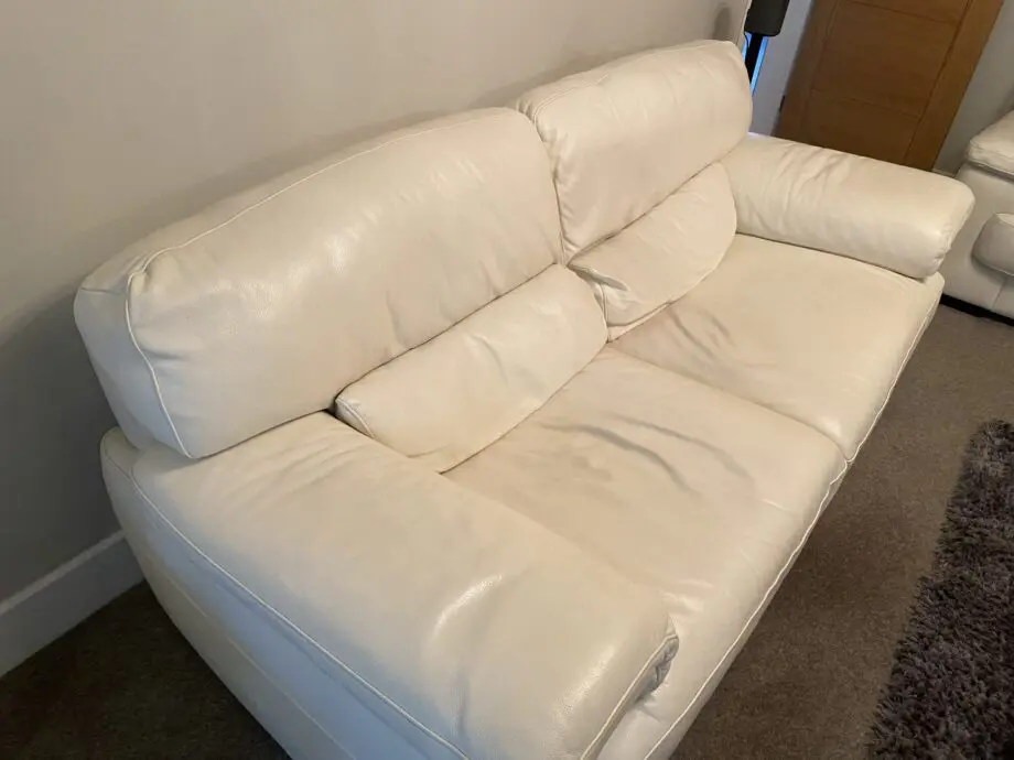 Italian Violino leather sofa set