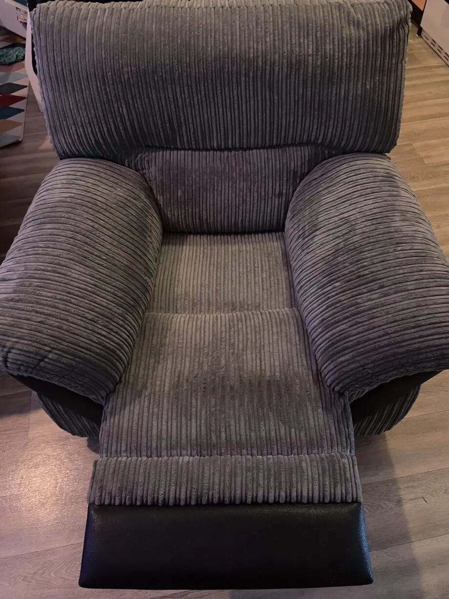 DFS - Chinley Manual Reclining Arm Chair, Charcoal